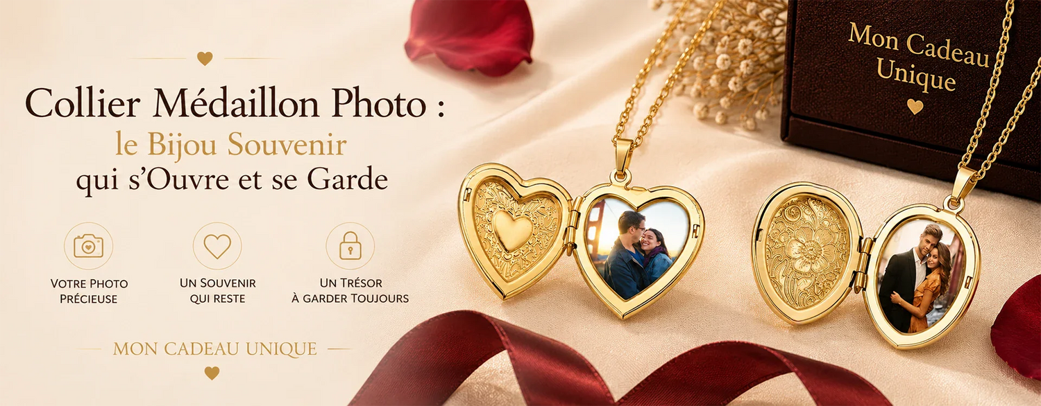 Collier Médaillon Photo : le Bijou Souvenir qui s'Ouvre et se Garde