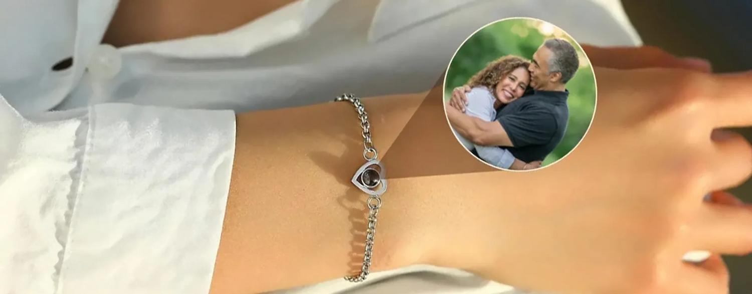 Bracelets projection photo : un bijou tendance, chargé d’émotion