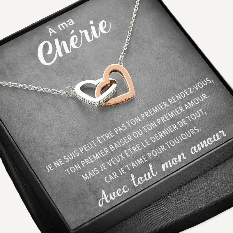 À ma Chérie - Collier Diamant Cœur