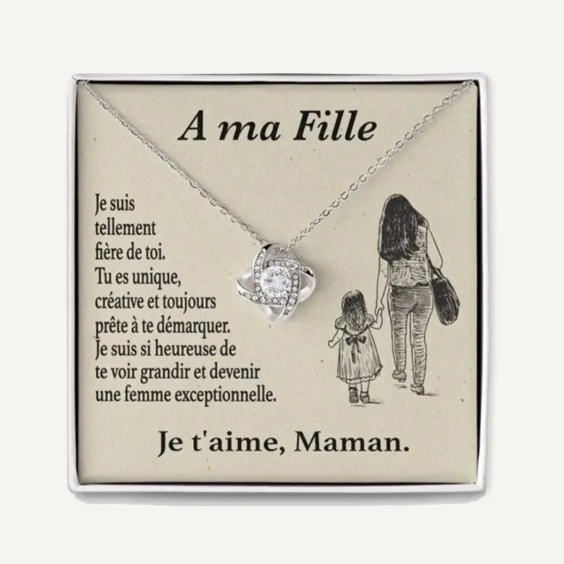 À ma Fille - Collier Diamant