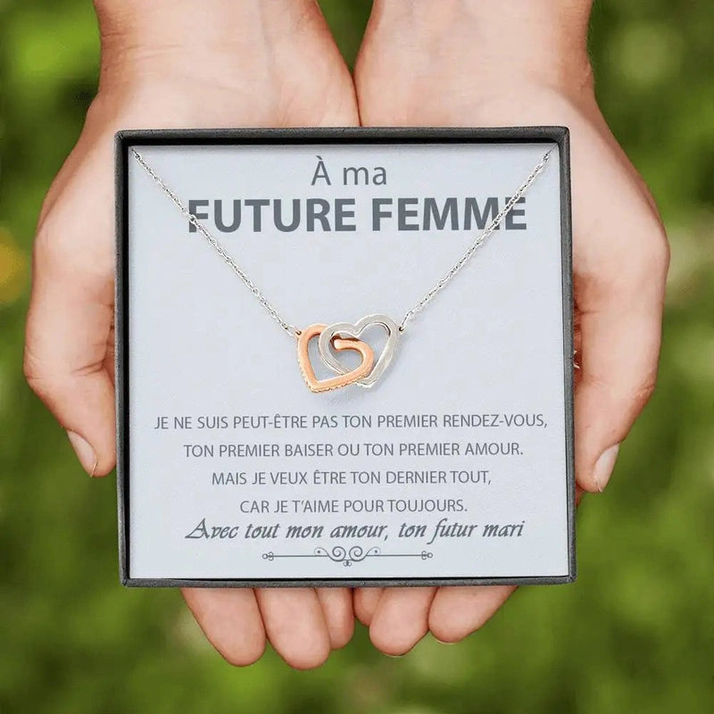 À ma Future Femme - Collier Cœurs
