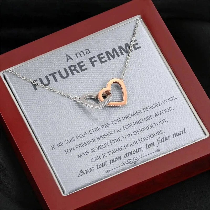 À ma Future Femme - Collier Cœurs