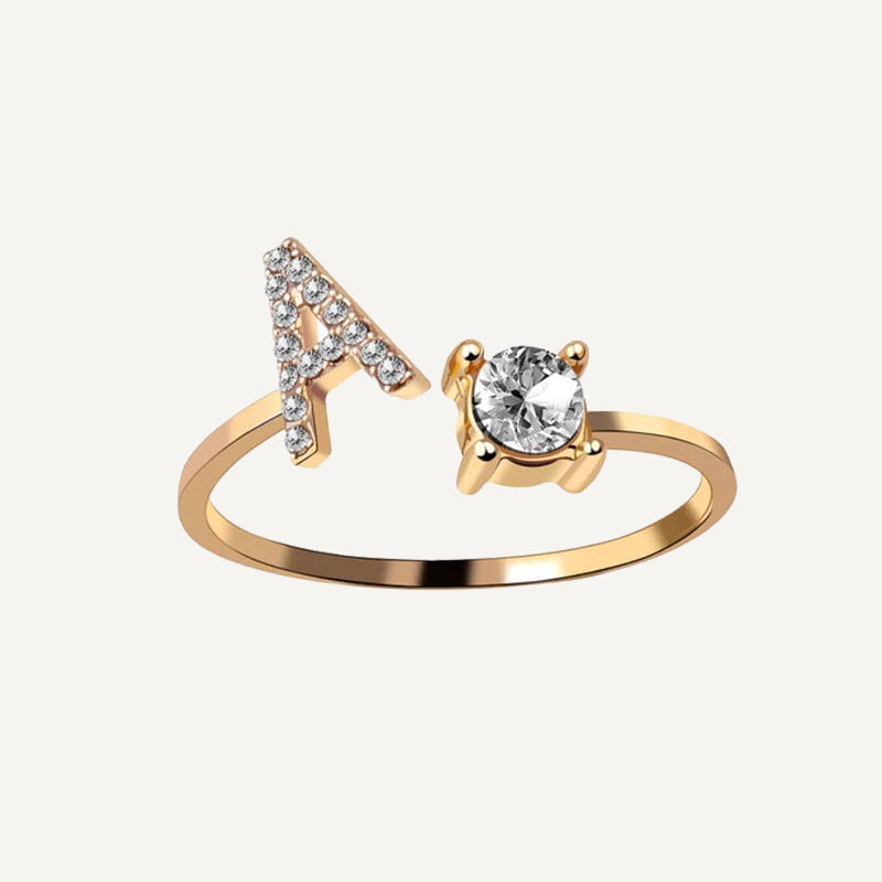 Bague Initiale Or A