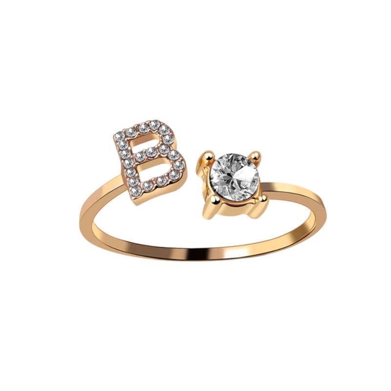 Bague Initiale Or B
