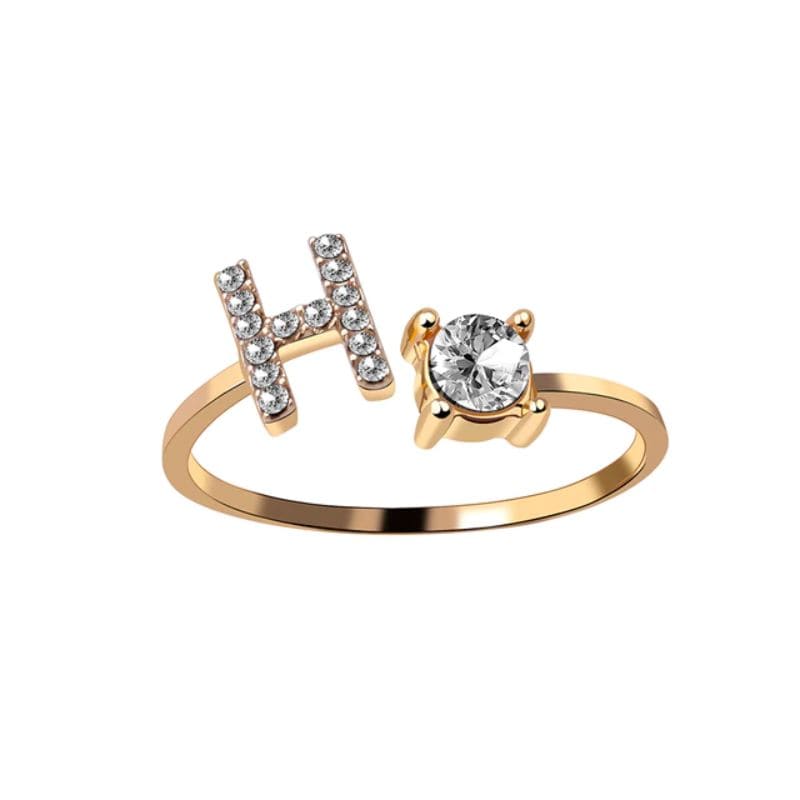 Bague Initiale Or H