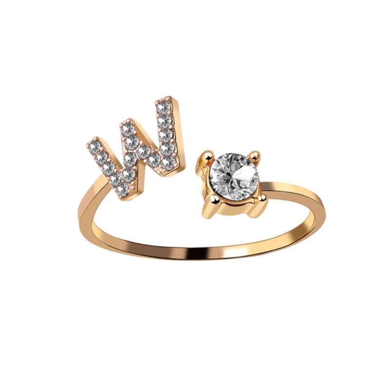 Bague Initiale Or W