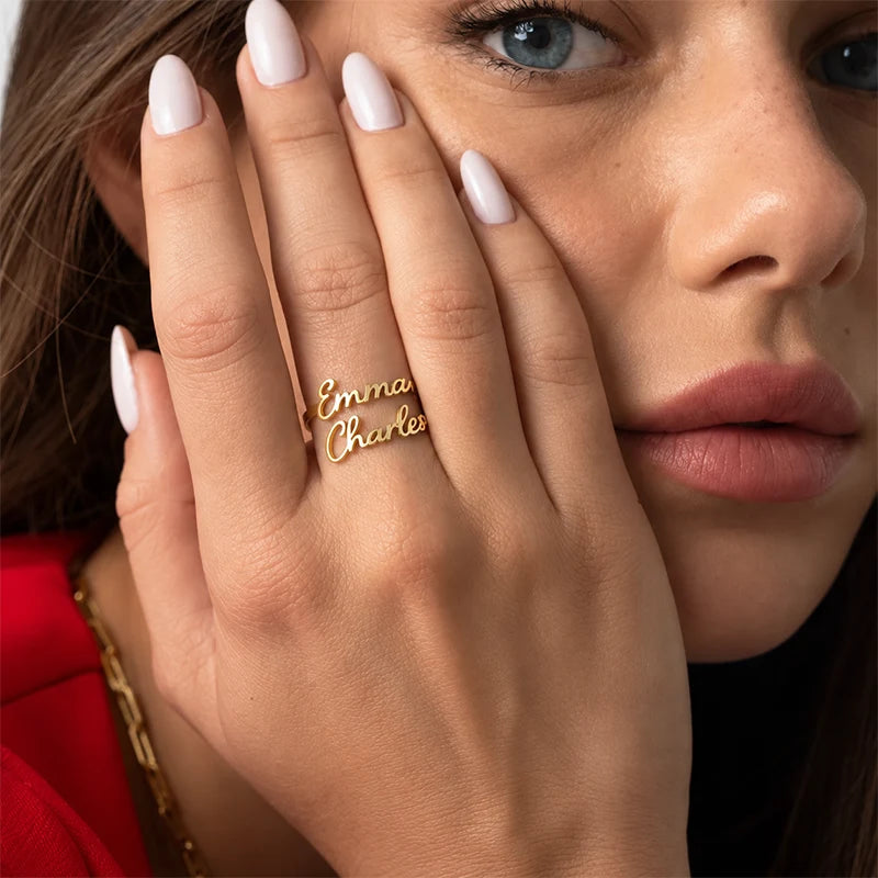 Bague Personnalisée 2 Prénoms