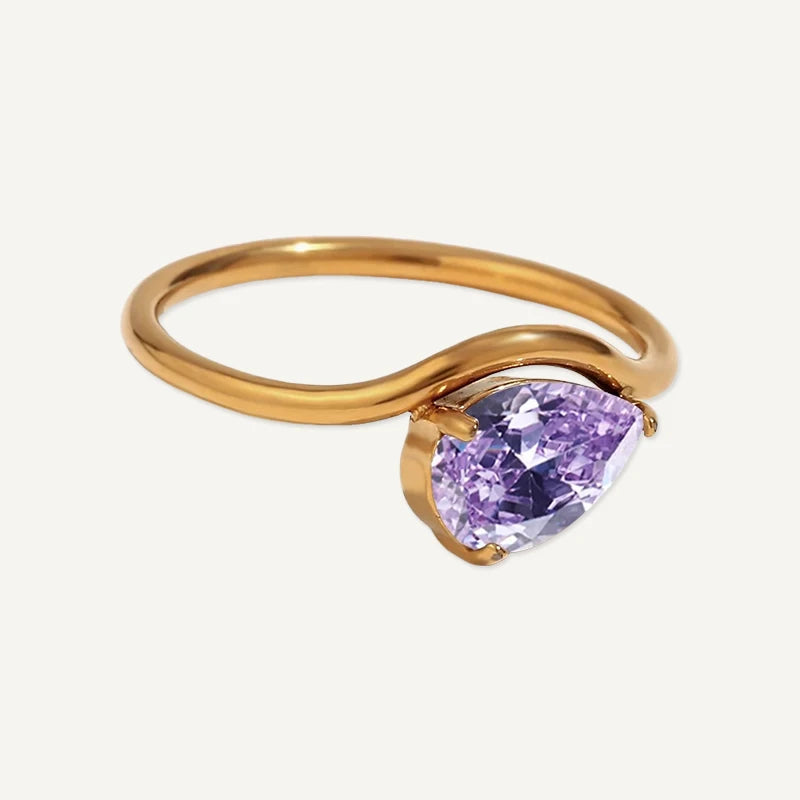 Bague Pierre de Naissance Février