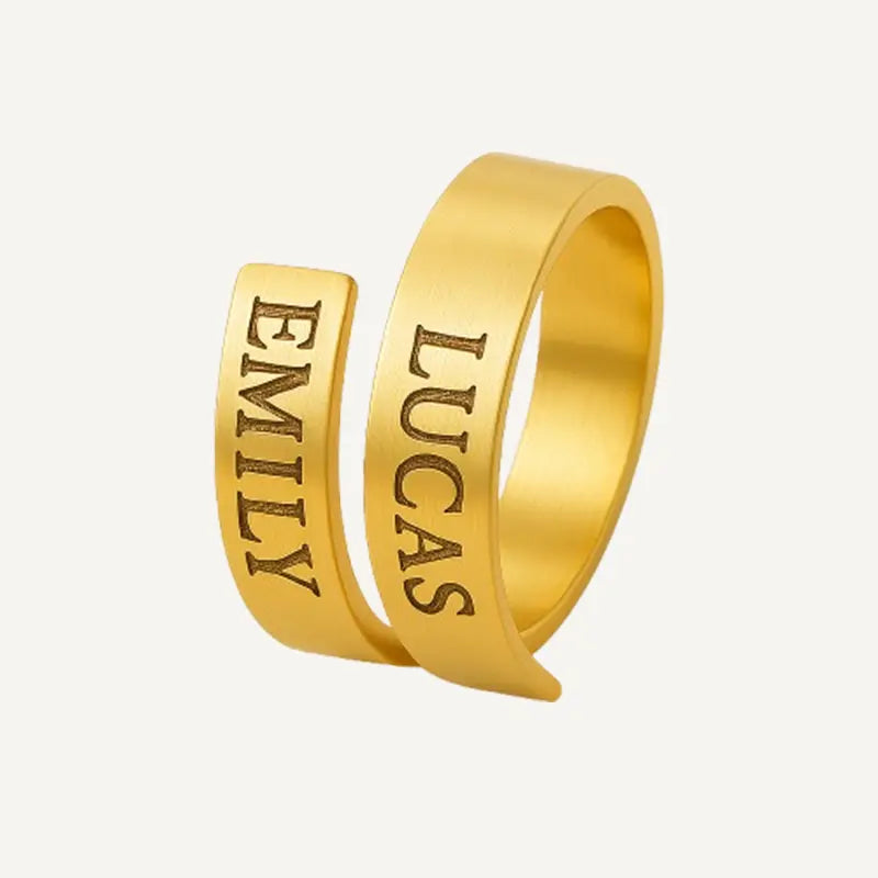 Bague à Graver Moderne Or
