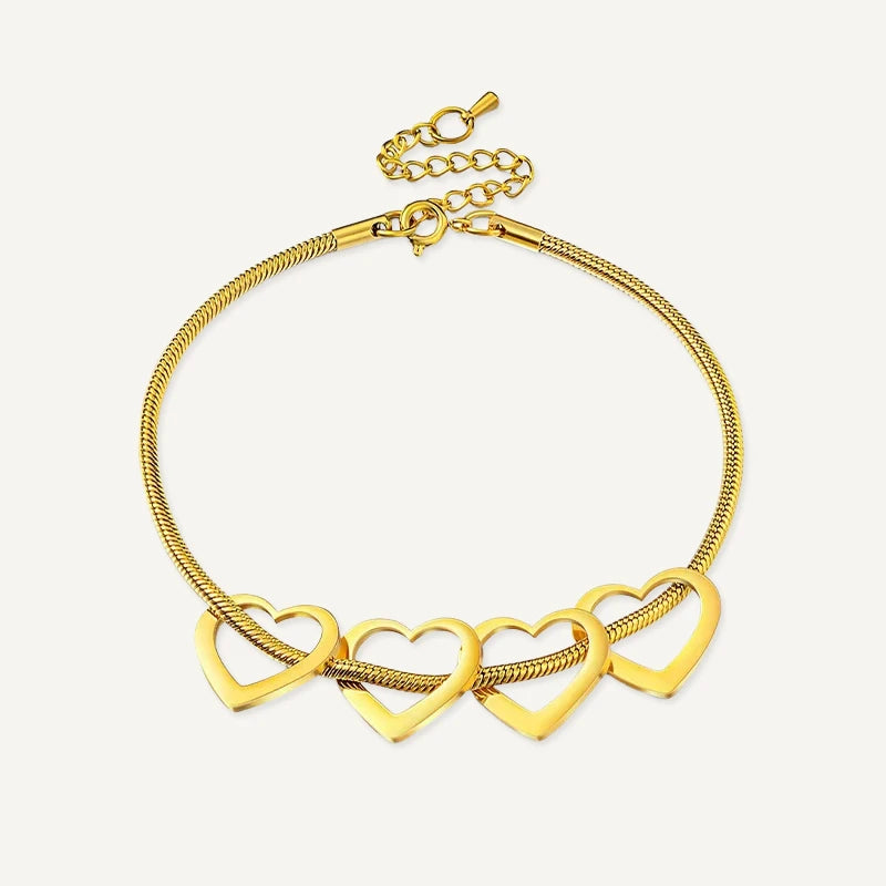 Bracelet Cœur Prénom Or