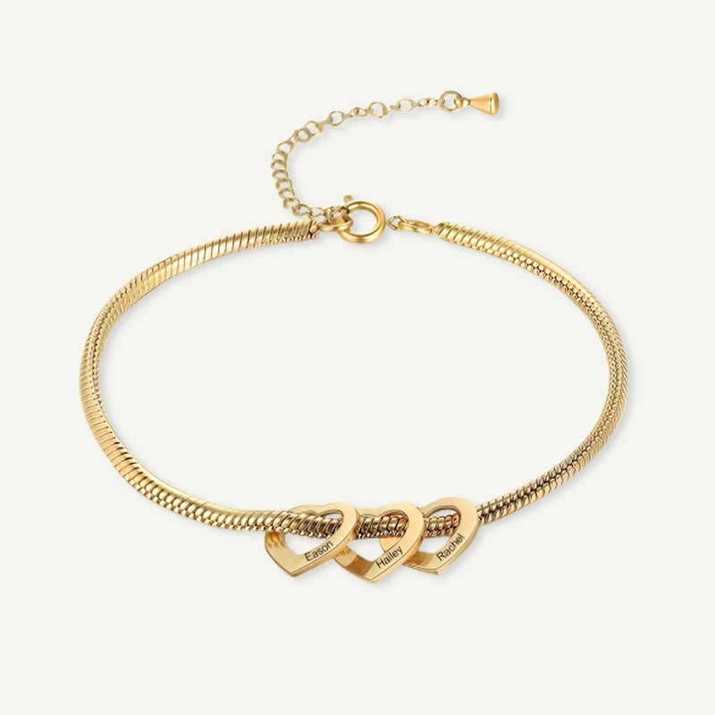 Bracelet Cœur Prénom