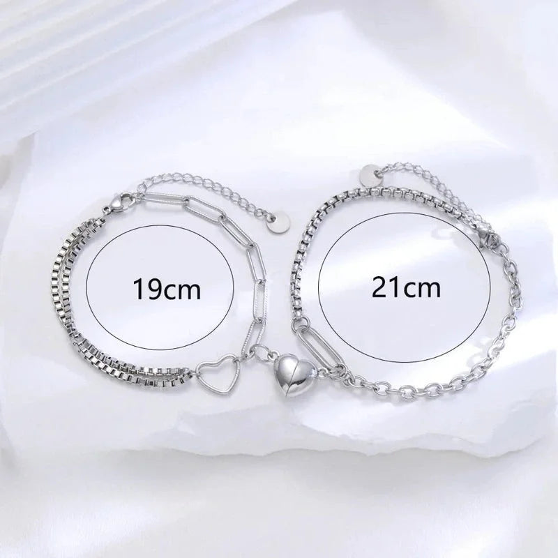 Bracelet Couple Acier Inoxydable