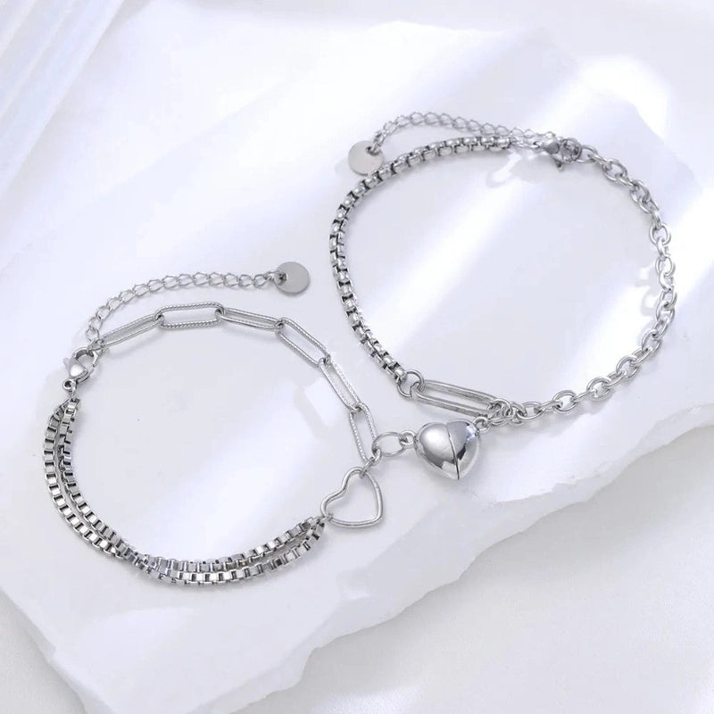 Bracelet Couple Acier Inoxydable