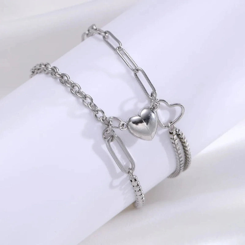 Bracelet Couple Acier Inoxydable