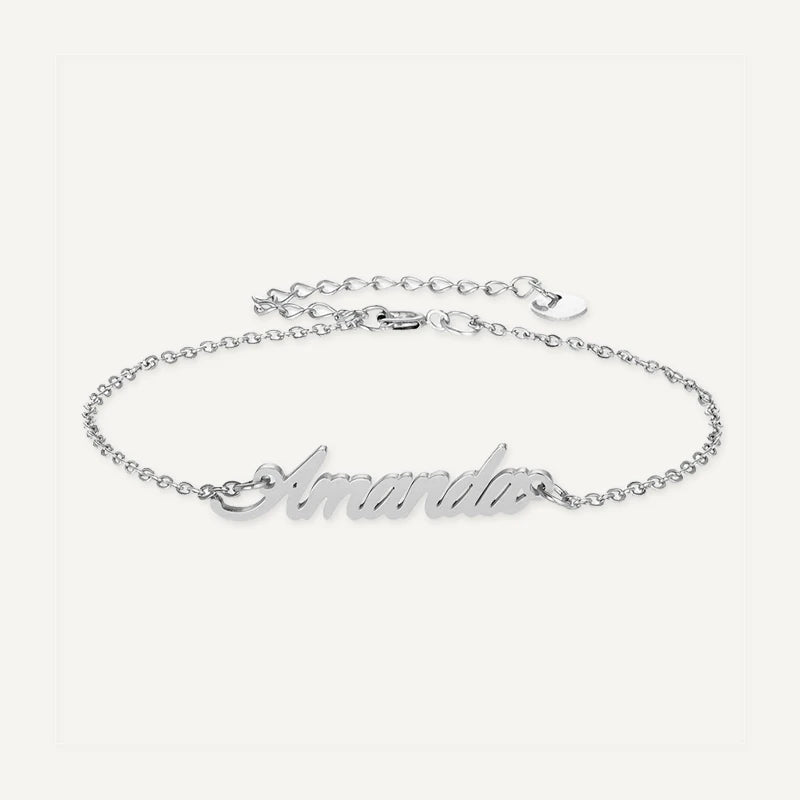 Bracelet Personnalisé Prénom Argent