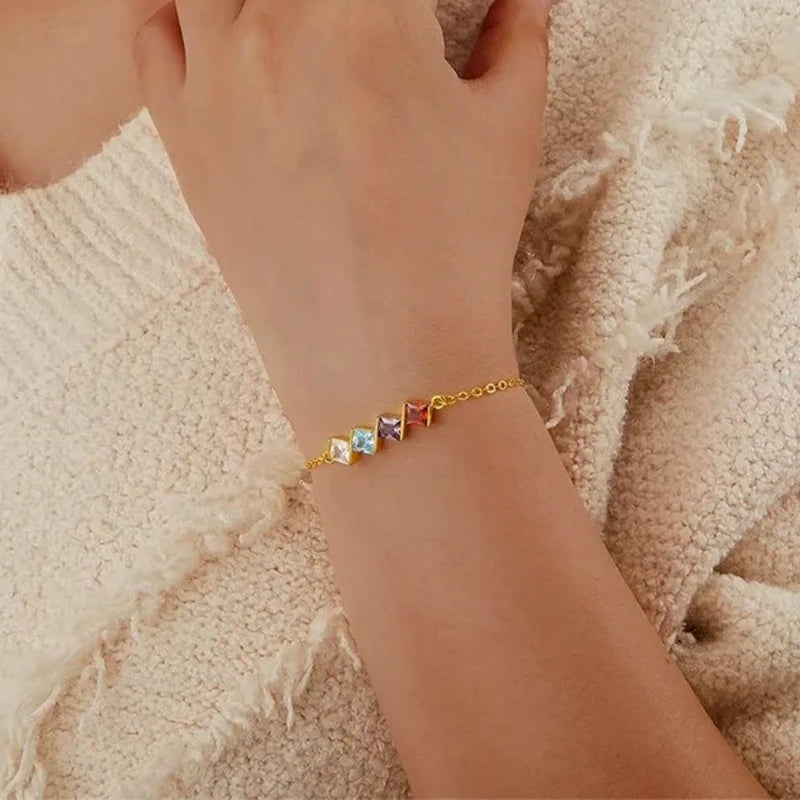 Bracelet Pierres de Naissances Femme