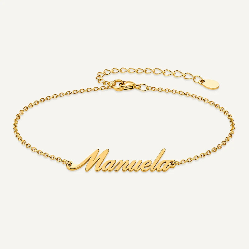 Bracelet de Cheville Prénom Or