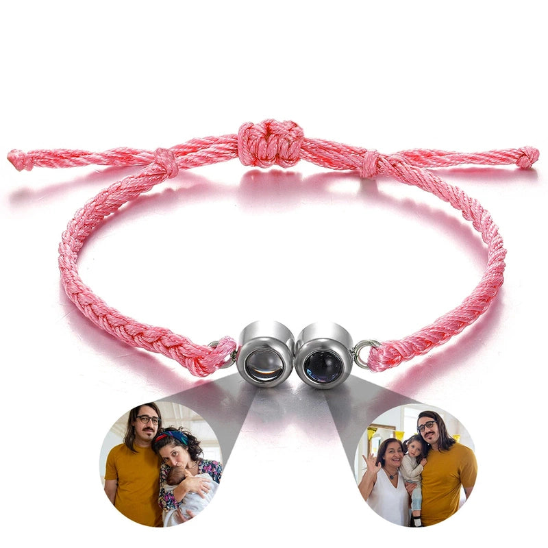 Bracelet de Projection Personnalisé Pour Couple