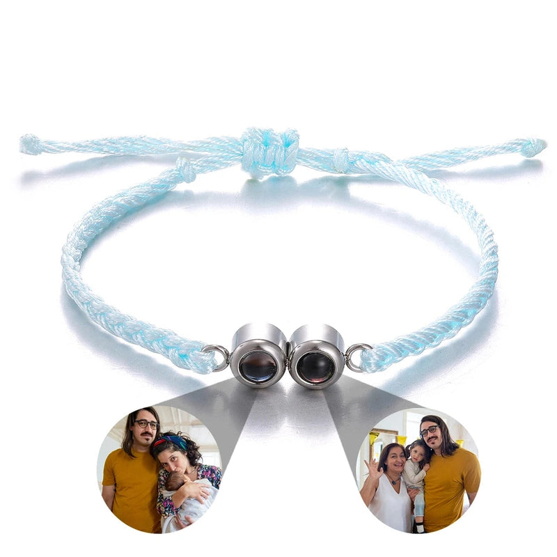Bracelet de Projection Personnalisé Pour Couple