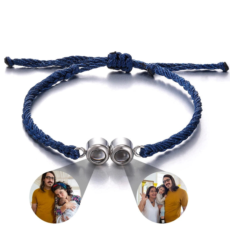 Bracelet de Projection Personnalisé Pour Couple