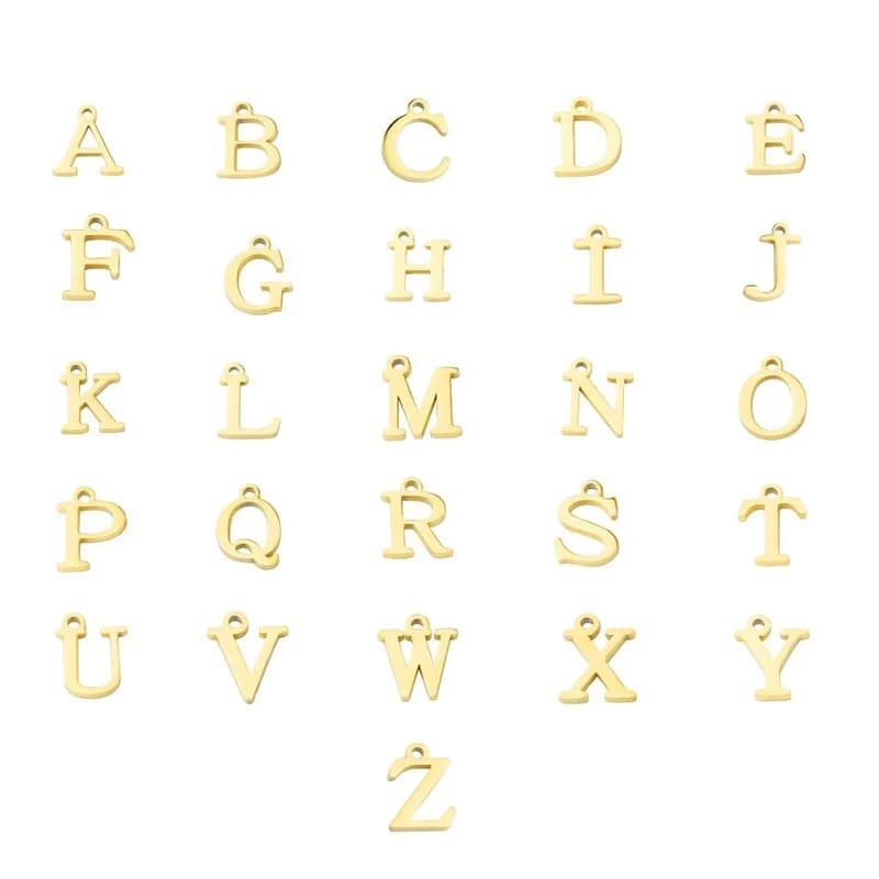 Bracelets Nœud pour Couple avec Initiales Lettres Or