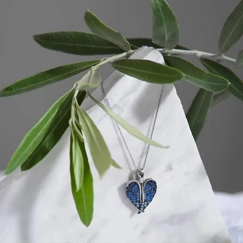 Collier Ailes d'Ange avec Projection Photo
