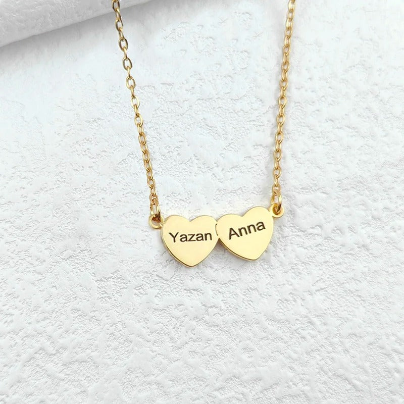 Collier Cœur Prénom Gravé