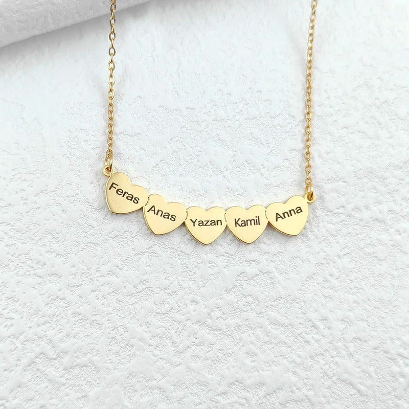 Collier Cœur Prénom Gravé