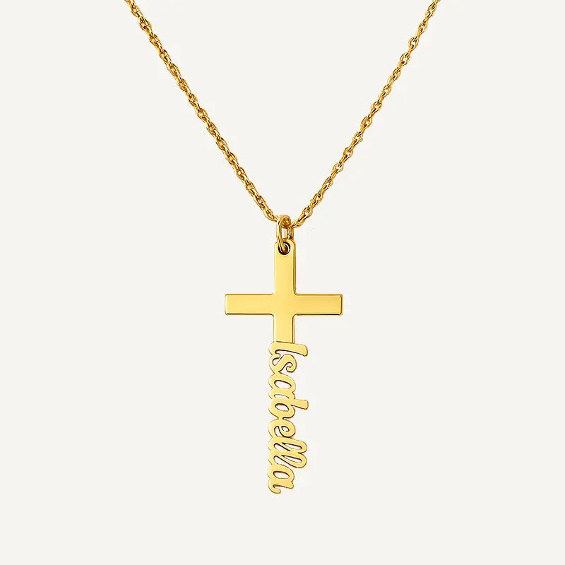 Collier Croix Prénom