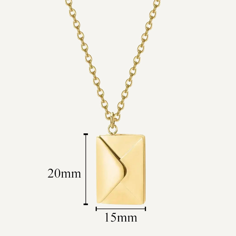 Collier Enveloppe Personnalisé Taille