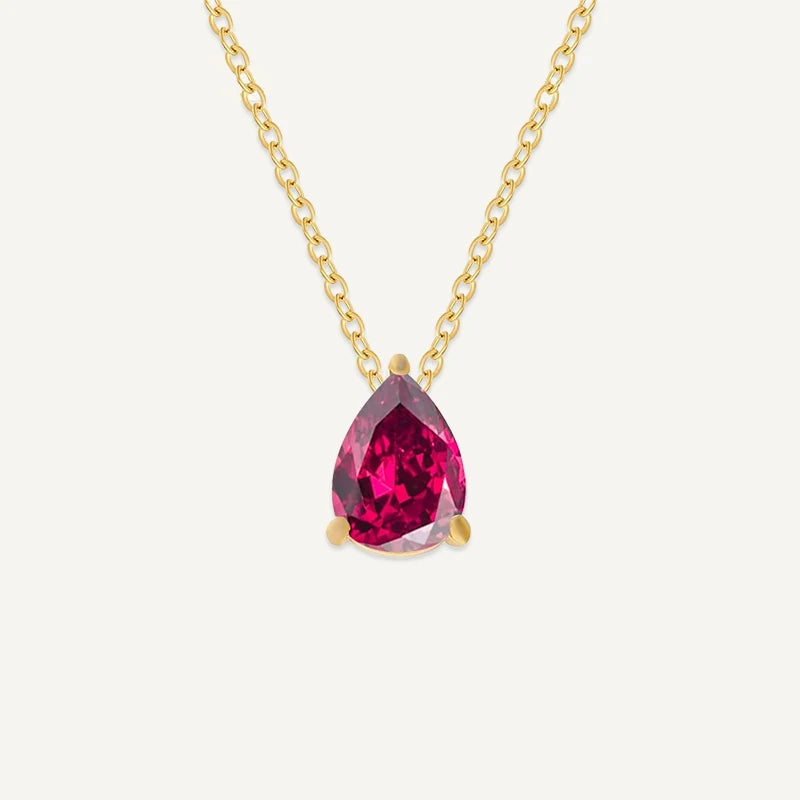 Collier Goutte Pierre de Naissance Juillet