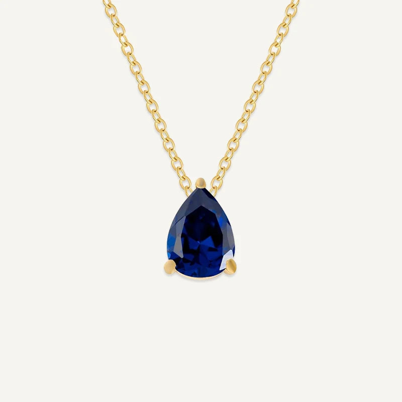 Collier Goutte Pierre de Naissance Septembre
