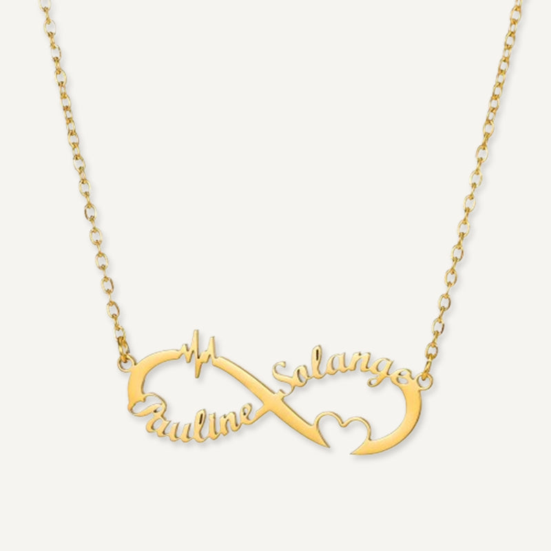 Collier Infini 2 Prénoms