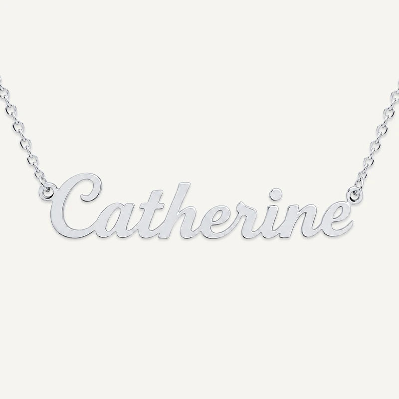Collier Personnalisé Prénom Argent