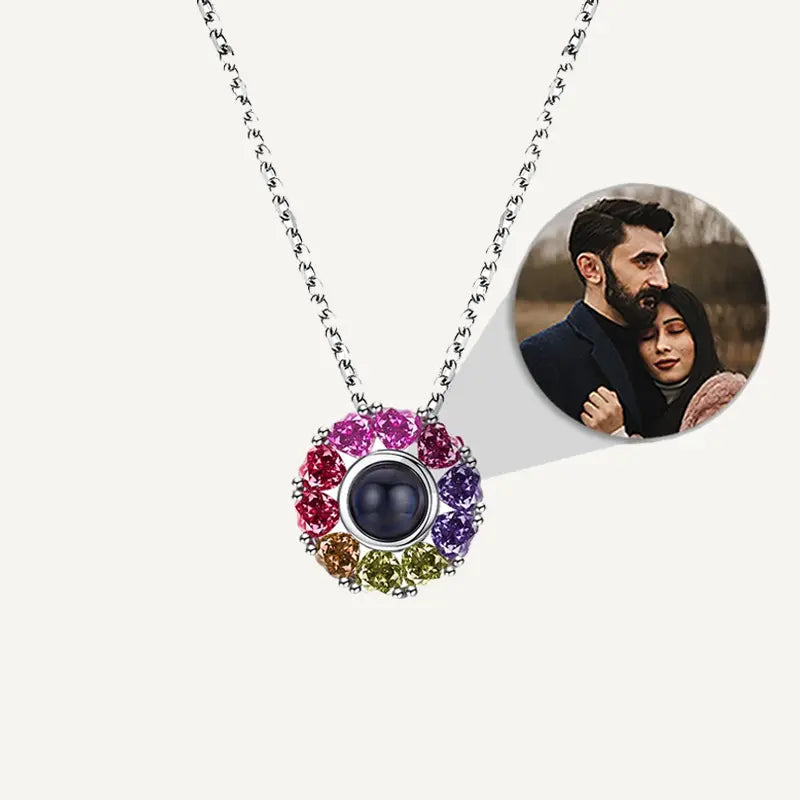 Collier Projection Pierres Précieuses