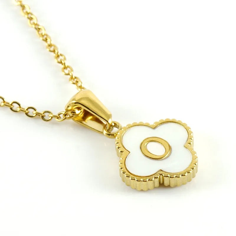 Collier Trèfle Initiale