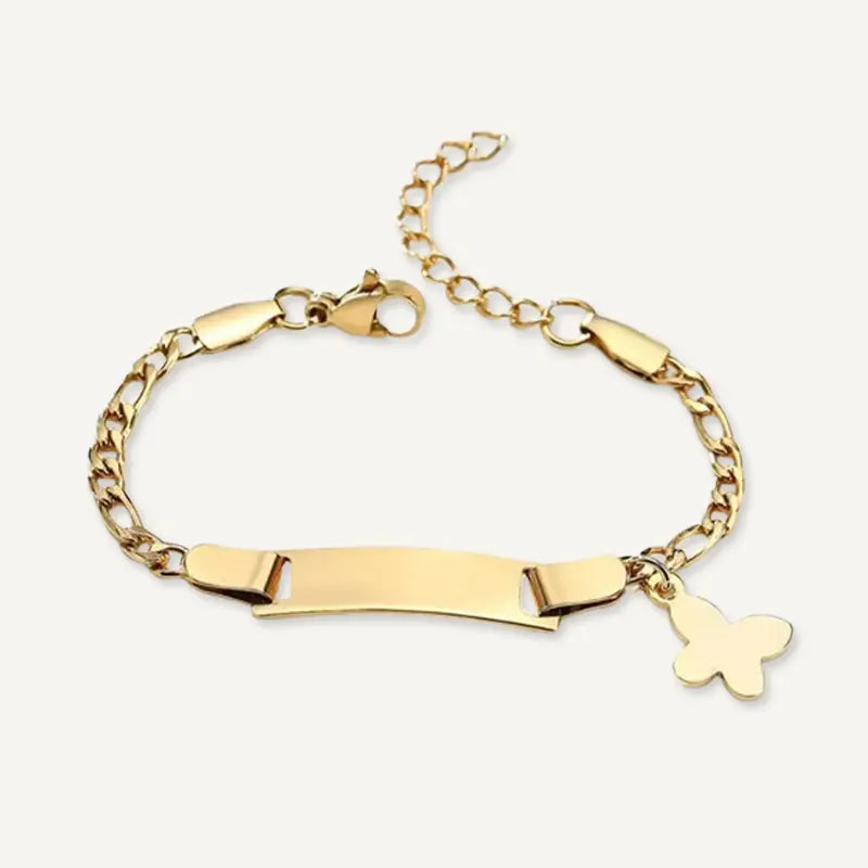 Gourmette Personnalisée Papillon pour Enfant