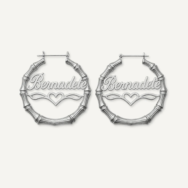 Collier Barre Verticale Personnalisé Argent