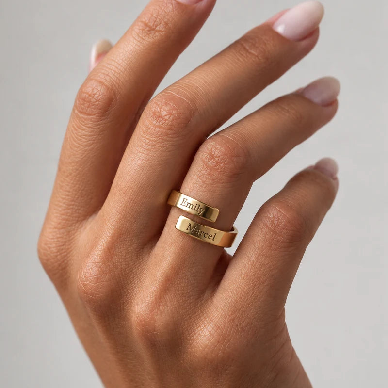 Bague à Graver Moderne Femme