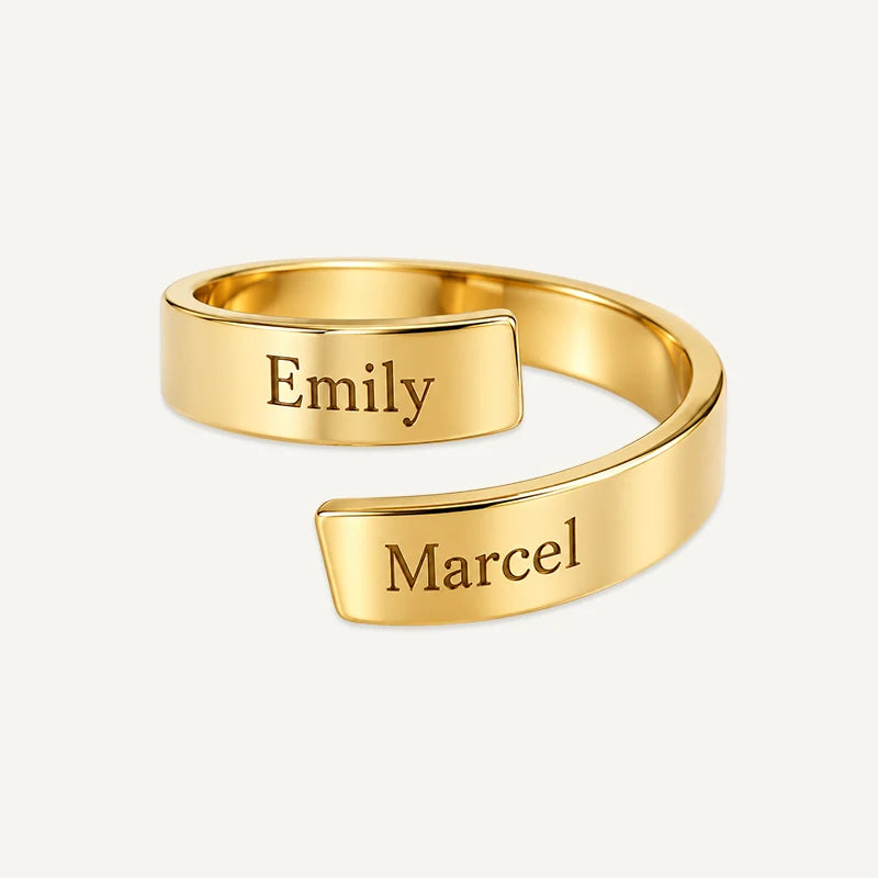 Bague à Graver Moderne Or