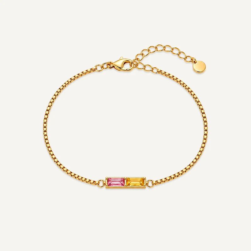 Bracelet Barre Pierres de Naissance 2