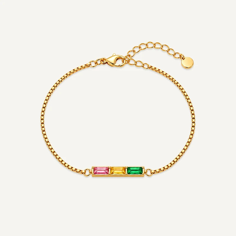 Bracelet Barre Pierres de Naissance 3