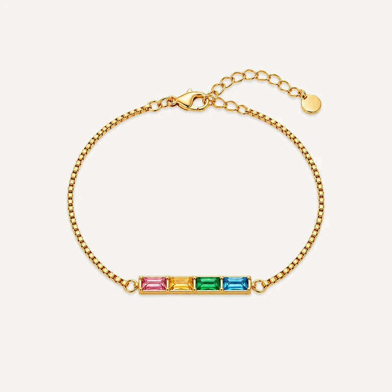 Bracelet Barre Pierres de Naissance 4
