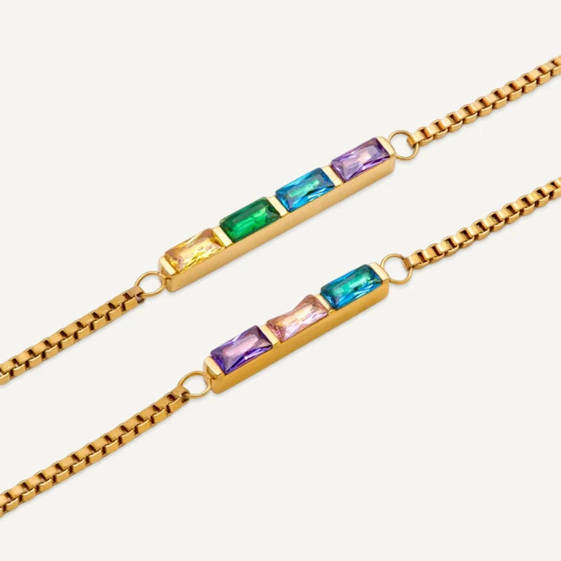 Bracelet Barre Pierres de Naissance