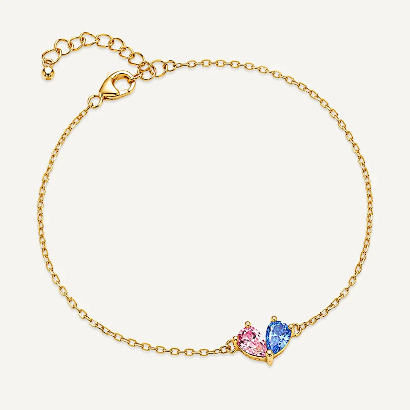 Bracelet Double Pierres de Naissance Or
