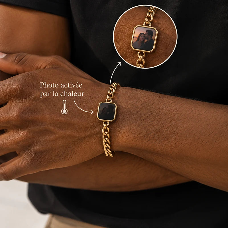 Bracelet Homme Photo Thermique Or Homme Information