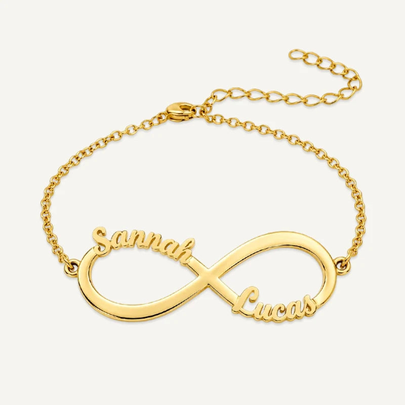 Bracelet Infini Prénoms O 2