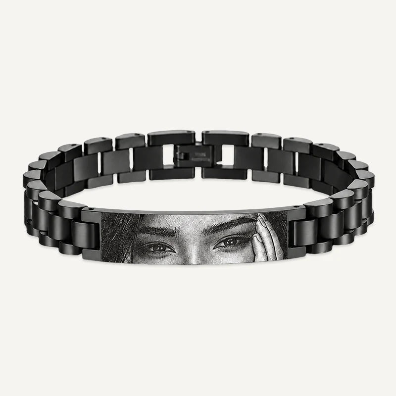 Bracelet Photo Regard Noir