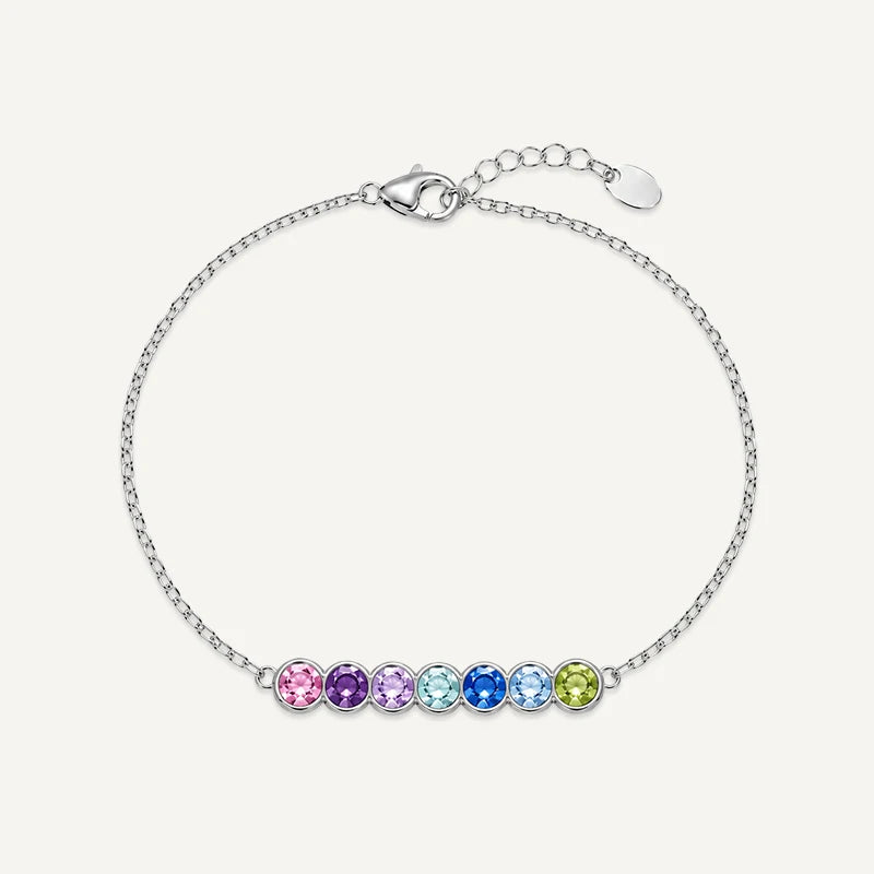 Bracelet Pierres de Naissances Argent 7