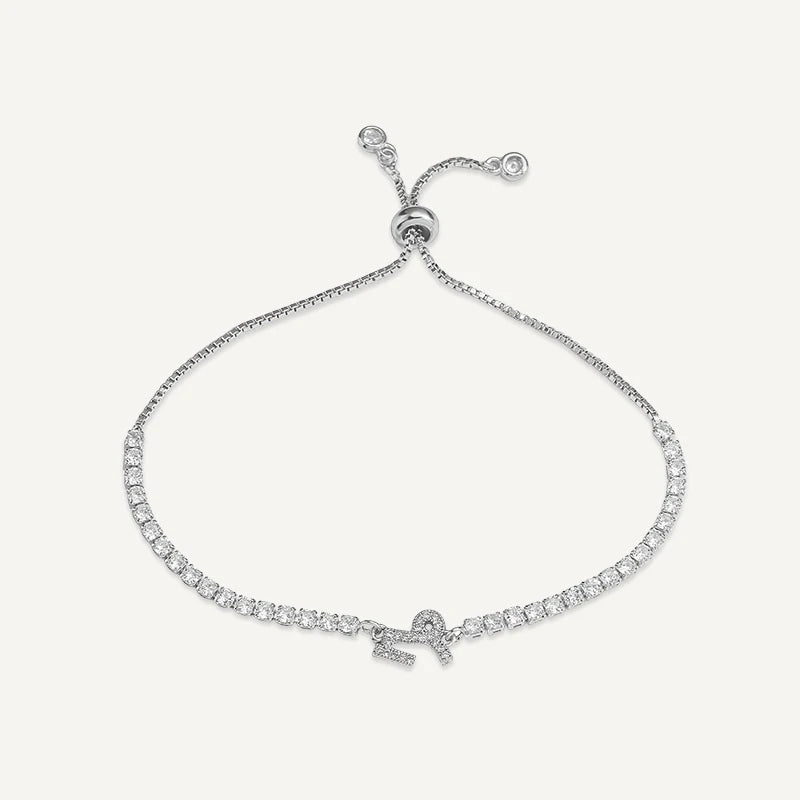 Bracelet Tennis Signe Astrologique Argent Capricorne